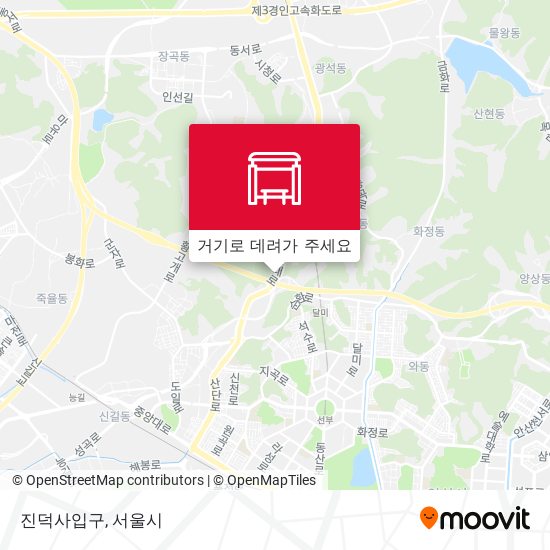 진덕사입구 지도