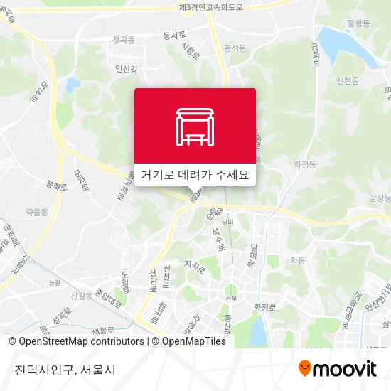 진덕사입구 지도