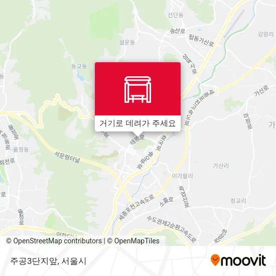 주공3단지앞 지도