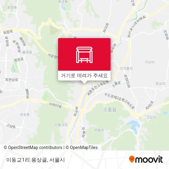 이동교1리.용상골 지도