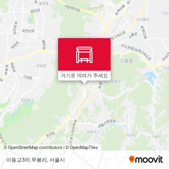 이동교3리.무봉리 지도