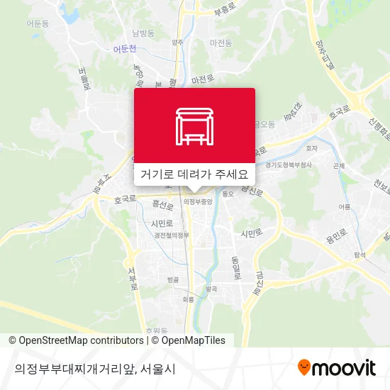 의정부부대찌개거리앞 지도