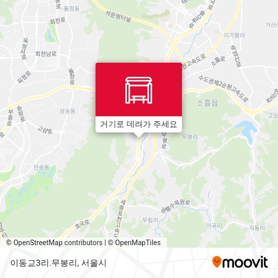 이동교3리.무봉리 지도