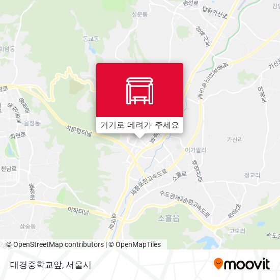 대경중학교앞 지도