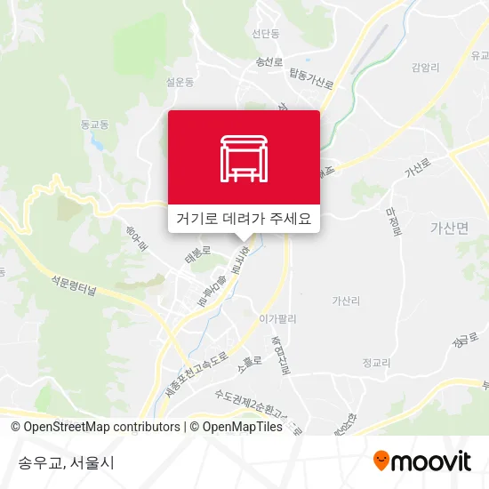 송우교 지도