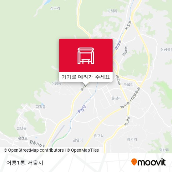 어룡1통 지도