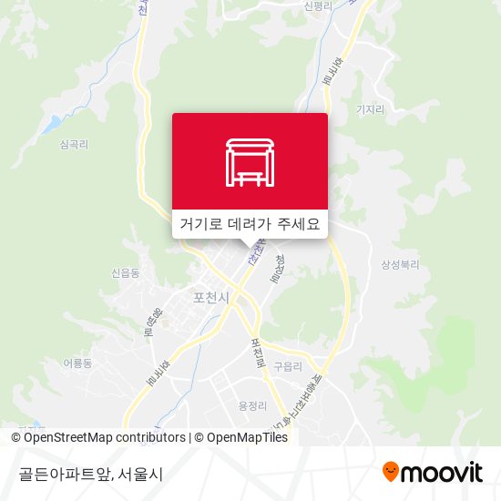 골든아파트앞 지도