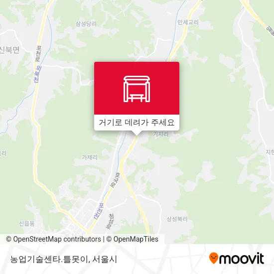 농업기술센타.틀못이 지도