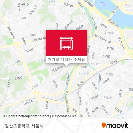 갈산초등학교 지도