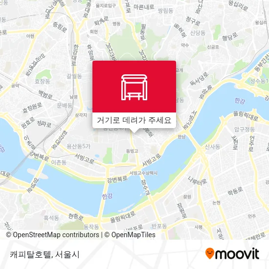 캐피탈호텔 지도
