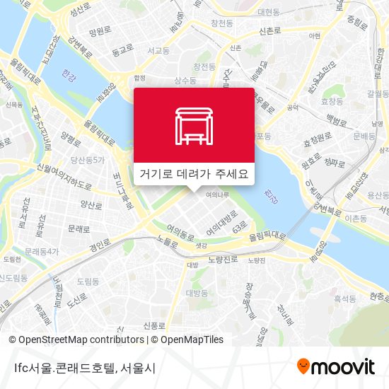 Ifc서울.콘래드호텔 지도