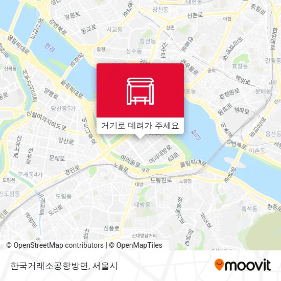 한국거래소공항방면 지도