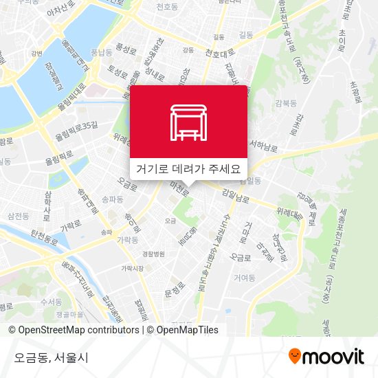오금동 지도