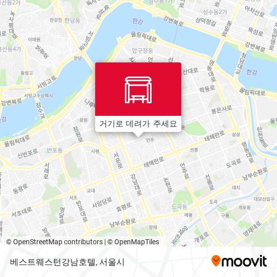 베스트웨스턴강남호텔 지도