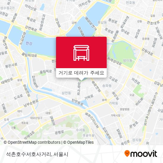 석촌호수서호사거리 지도