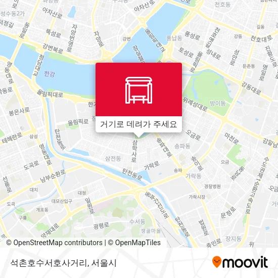 석촌호수서호사거리 지도