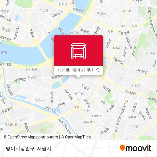 방이시장입구 지도