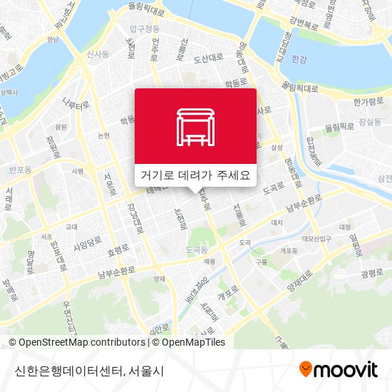 신한은행데이터센터 지도