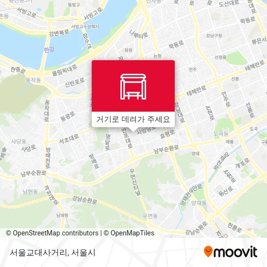 서울교대사거리 지도