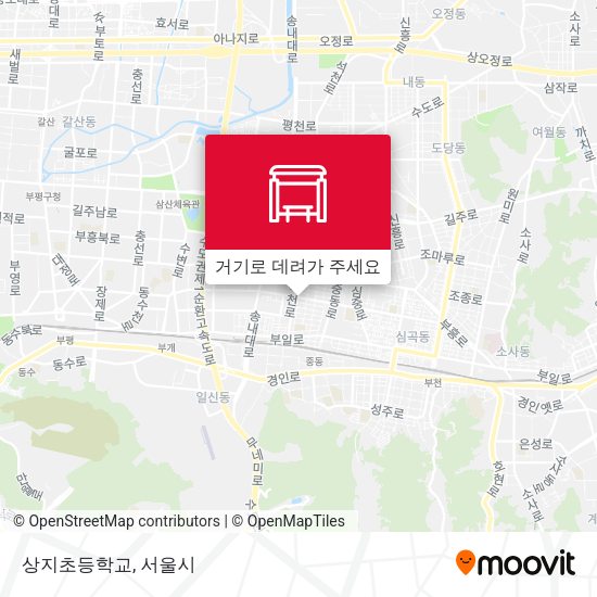 상지초등학교 지도