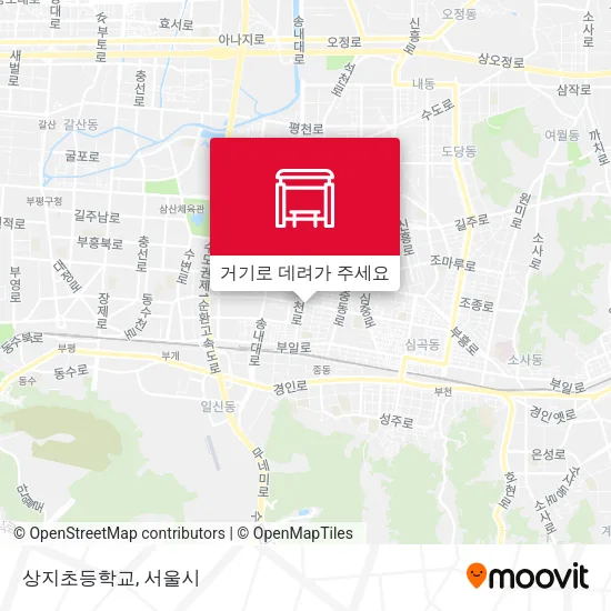 상지초등학교 지도