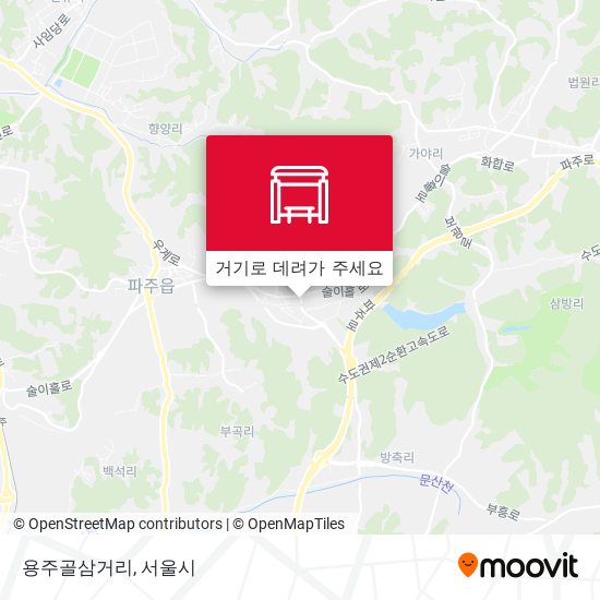 용주골삼거리 지도