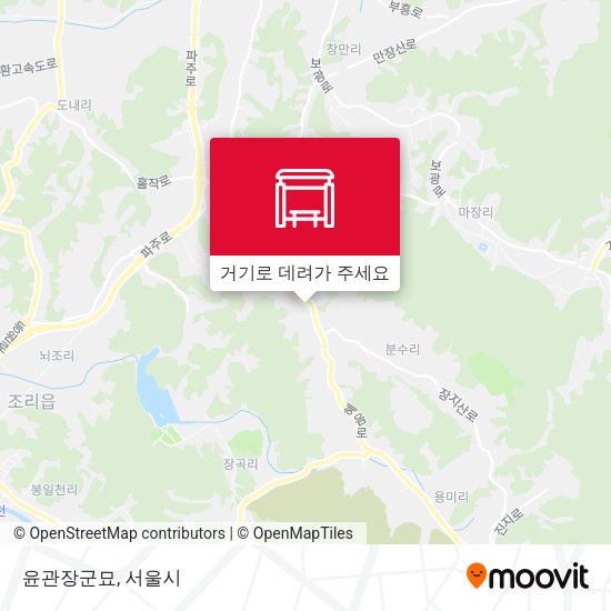 윤관장군묘 지도