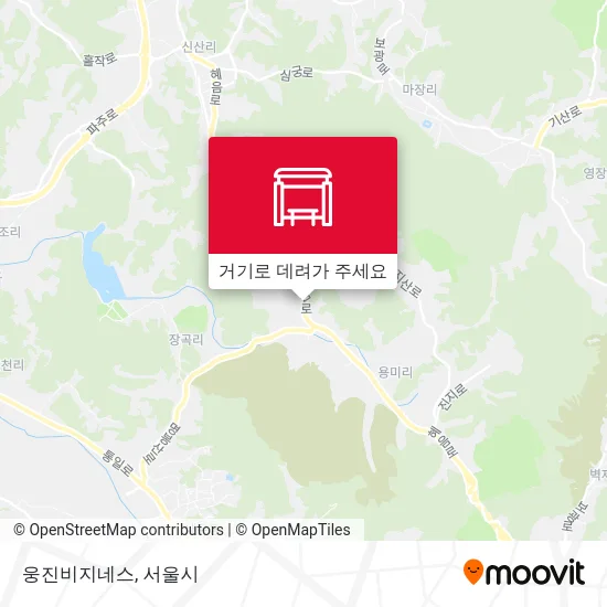 웅진비지네스 지도