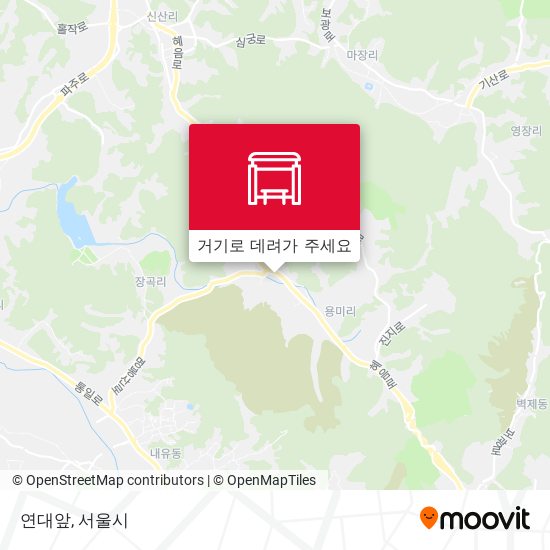 연대앞 지도