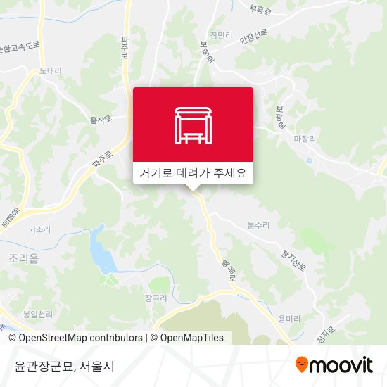 윤관장군묘 지도