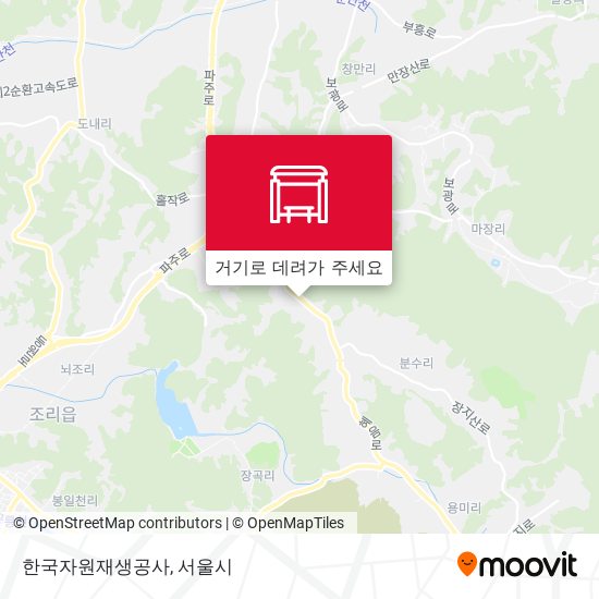 한국자원재생공사 지도