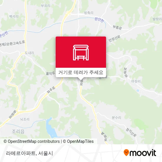 라메르아파트 지도