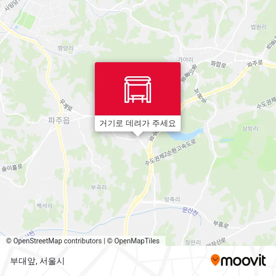 부대앞 지도