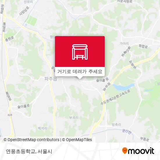 연풍초등학교 지도