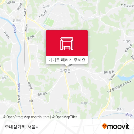 주내삼거리 지도