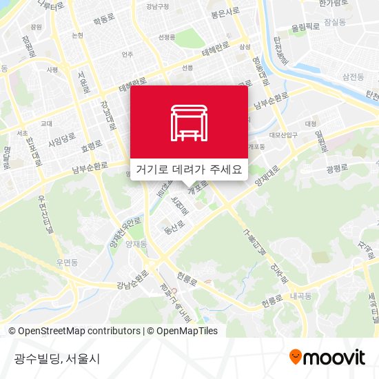 광수빌딩 지도