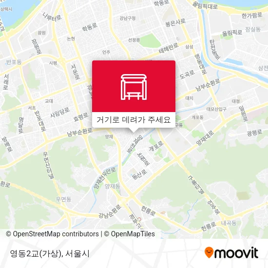 영동2교(가상) 지도