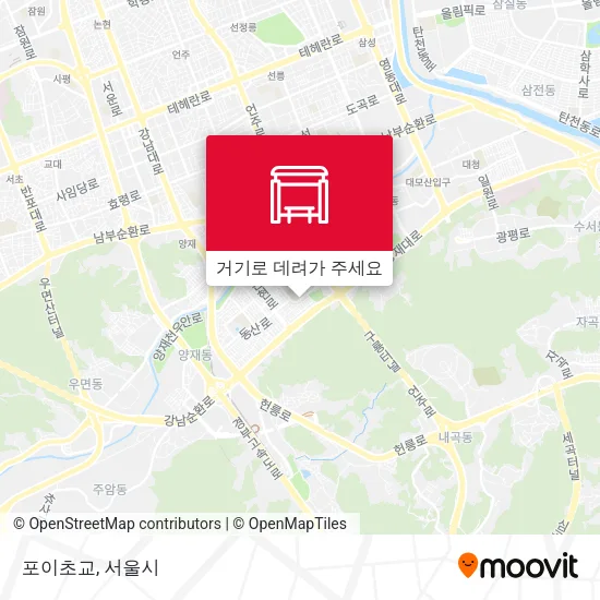 포이초교 지도