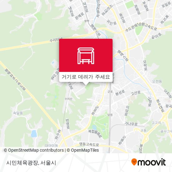 시민체육광장 지도