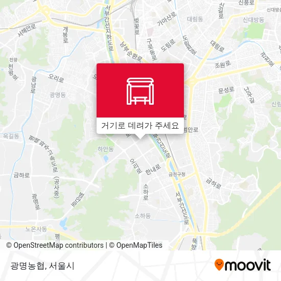 광명농협 지도