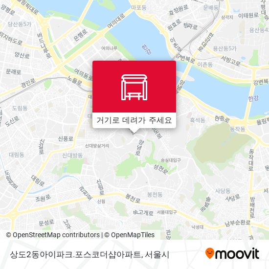 상도2동아이파크.포스코더샵아파트 지도