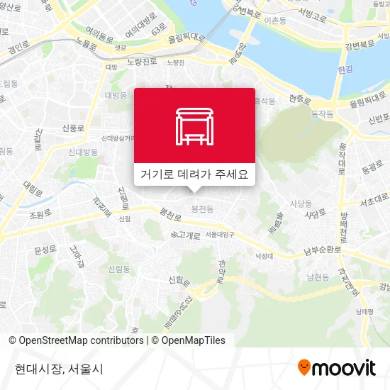 현대시장 지도