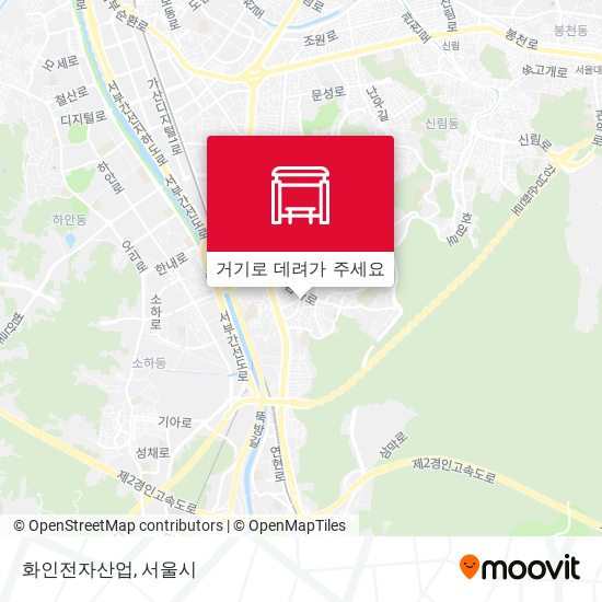 화인전자산업 지도