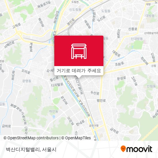 벽산디지털밸리 지도