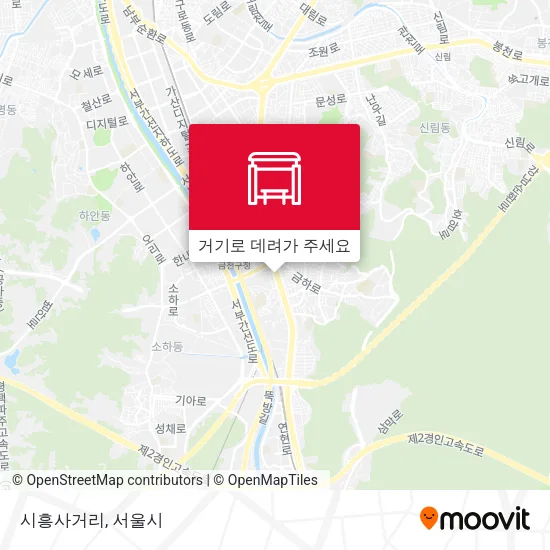 시흥사거리 지도