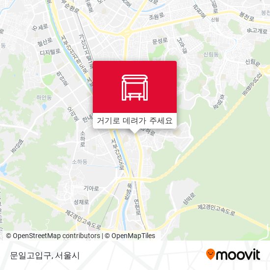 문일고입구 지도