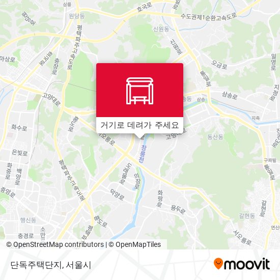 단독주택단지 지도