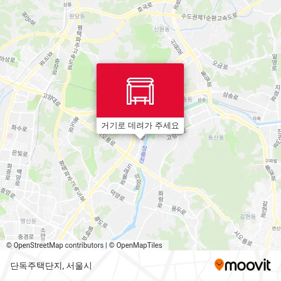 단독주택단지 지도