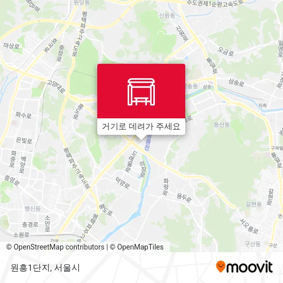 원흥1단지 지도