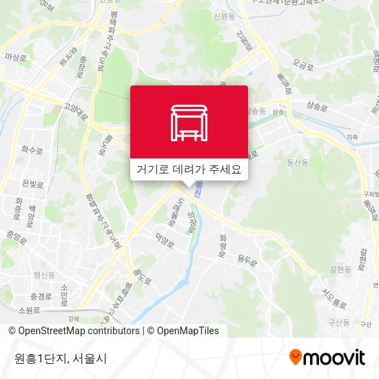 원흥1단지 지도